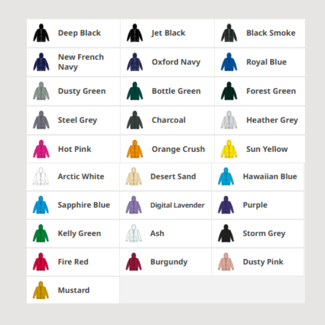 Adult Zip Hooded Sweatshirt - RDJH050B