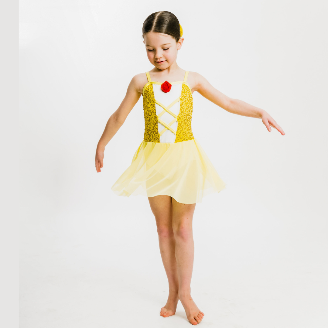 'Belle' Princess Lyrical Dress (MTO) - RD Dance Costumes & Uniform