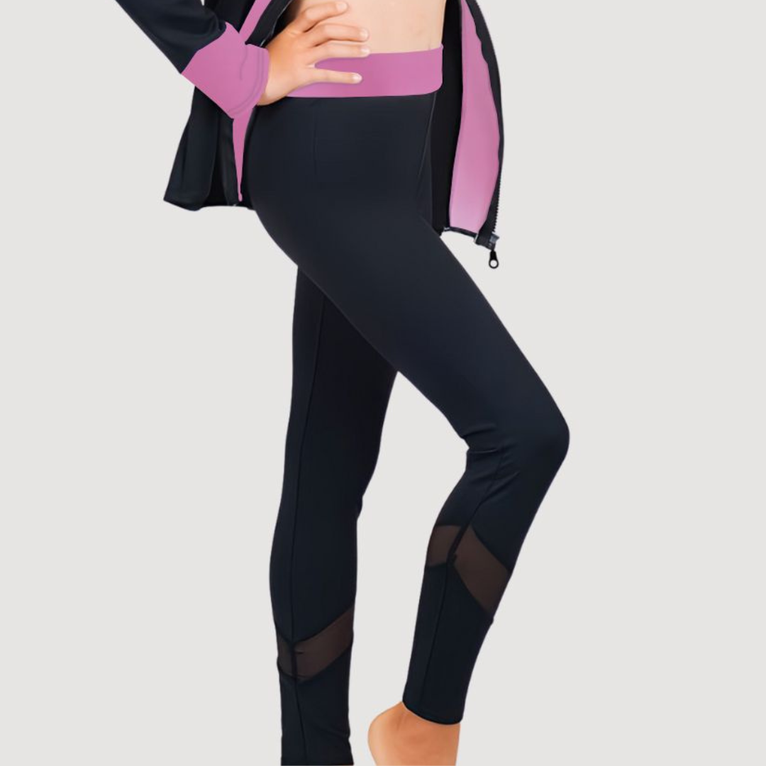 Leggings with Mesh Inserts - U3761