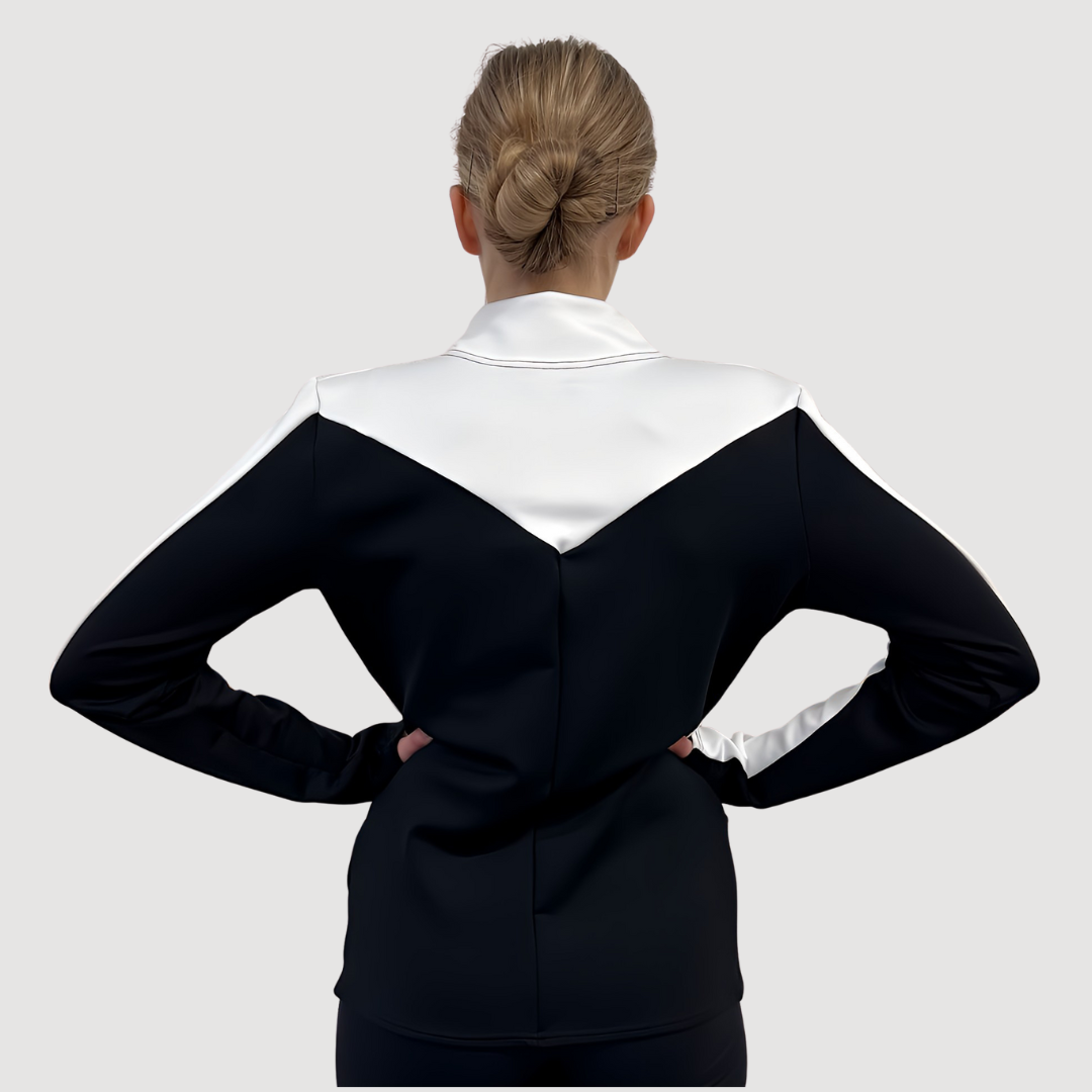 Full Length Full Zip V Front & Back Insert Jacket with Pockets - RD6508 | RD Dance Costumes and Uniform
