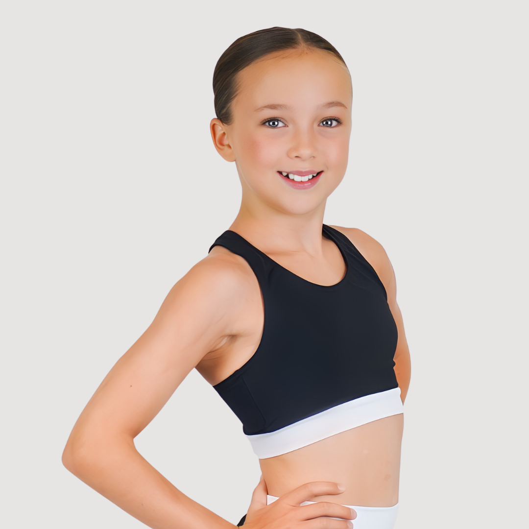Racer Back Crop Top - U3021 | RD Dance Costumes & Uniform