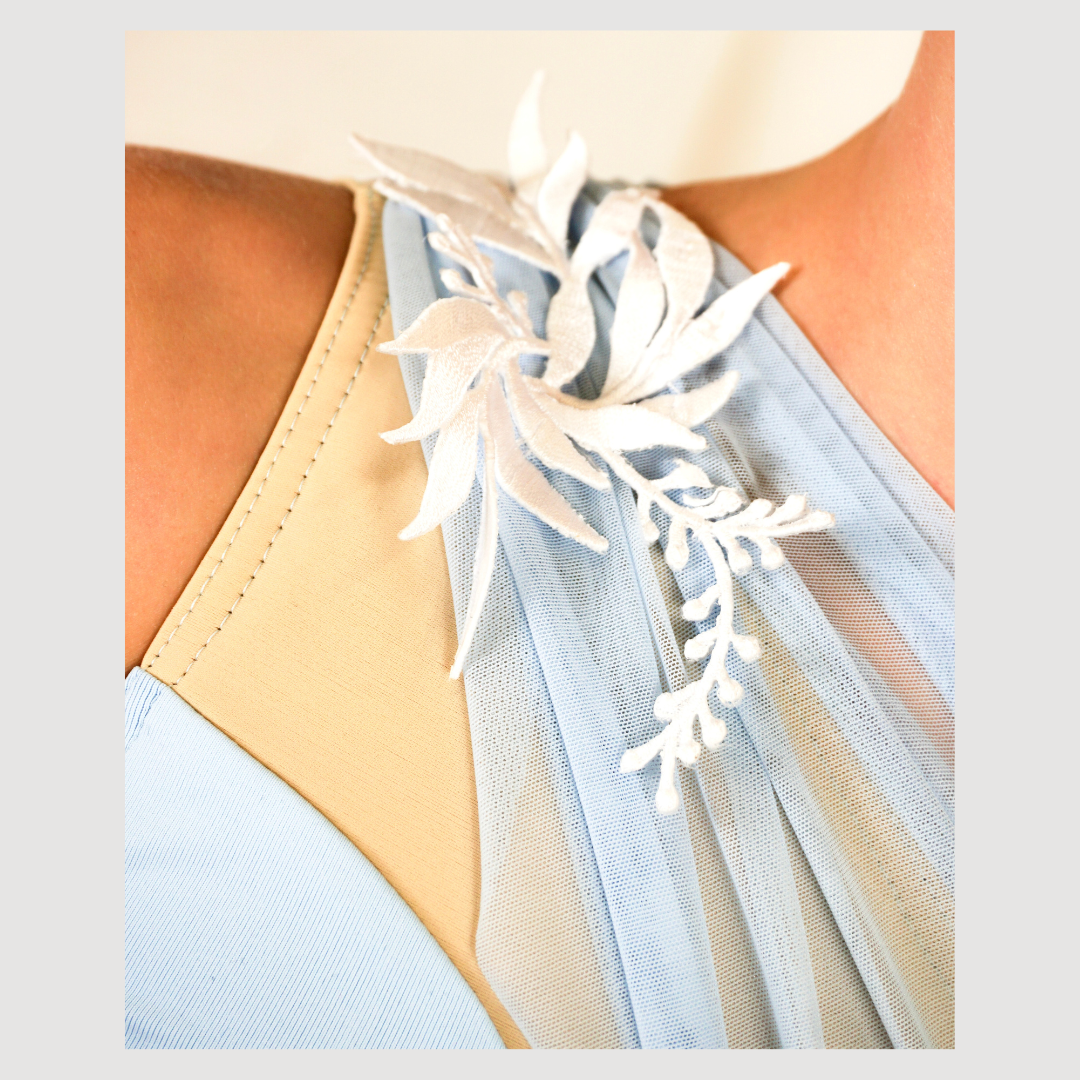 'Dreamy' Blue Lyrical Two Piece (MTO) - RD Dance Costumes & Uniform