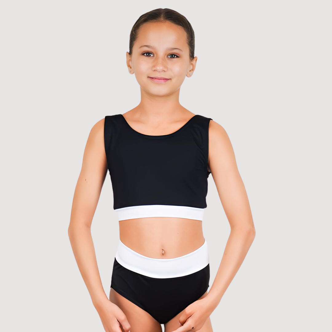 Low Back Crop Top - RD6523 | RD Dance Costumes & Uniform