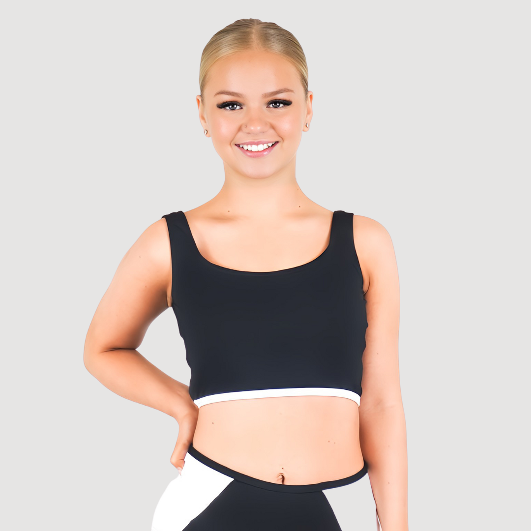 Low Back Crop Top - U5574 | RD Dance Costumes & Uniform