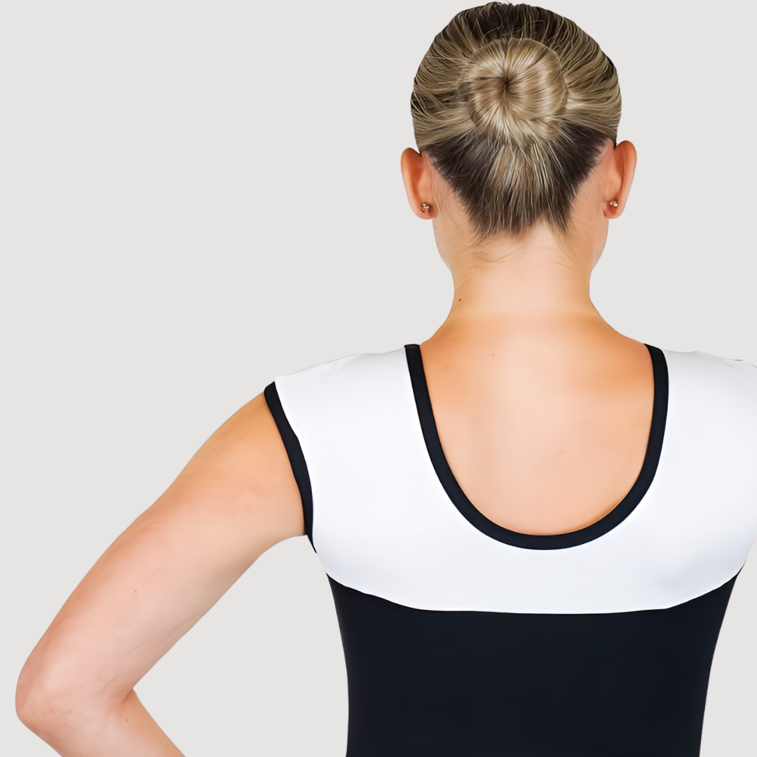 Leotard with Contrasting Sweetheart Neck Panel - RD6540 | RD Dance Costumes & Uniform