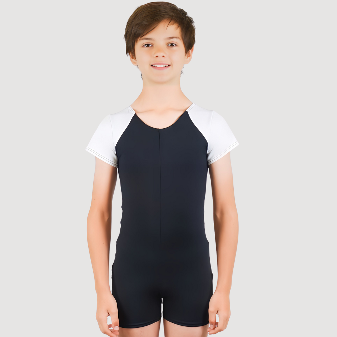 Boys Short Sleeved Unitard - U4532 | RD Dance Costumes & Uniform