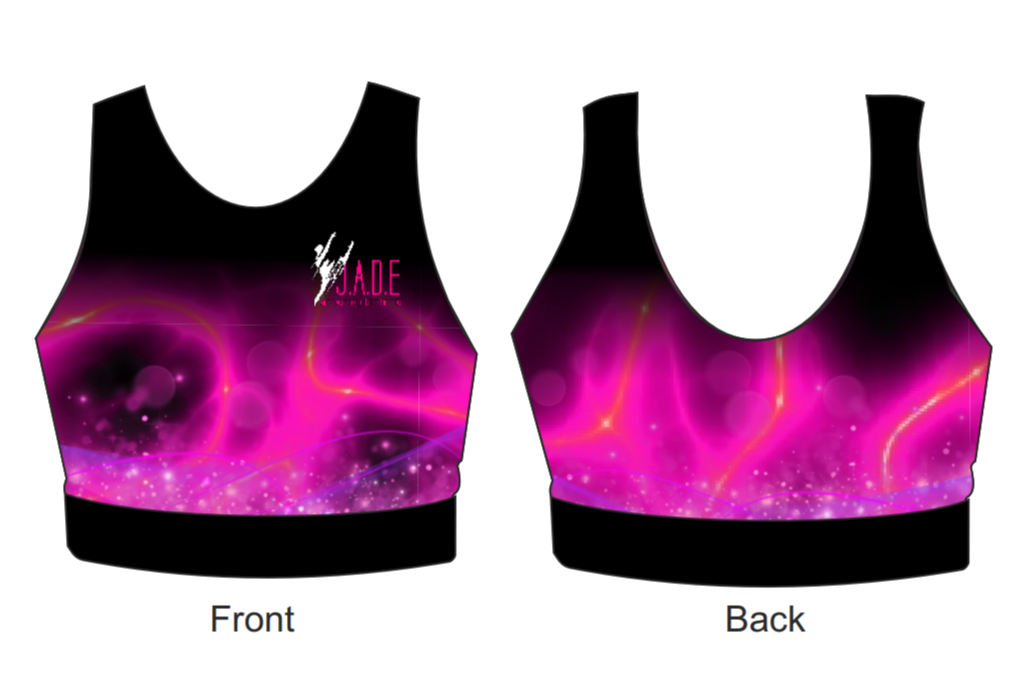 J.A.D.E Dance Fever Sublimated Crop Top - SUCR