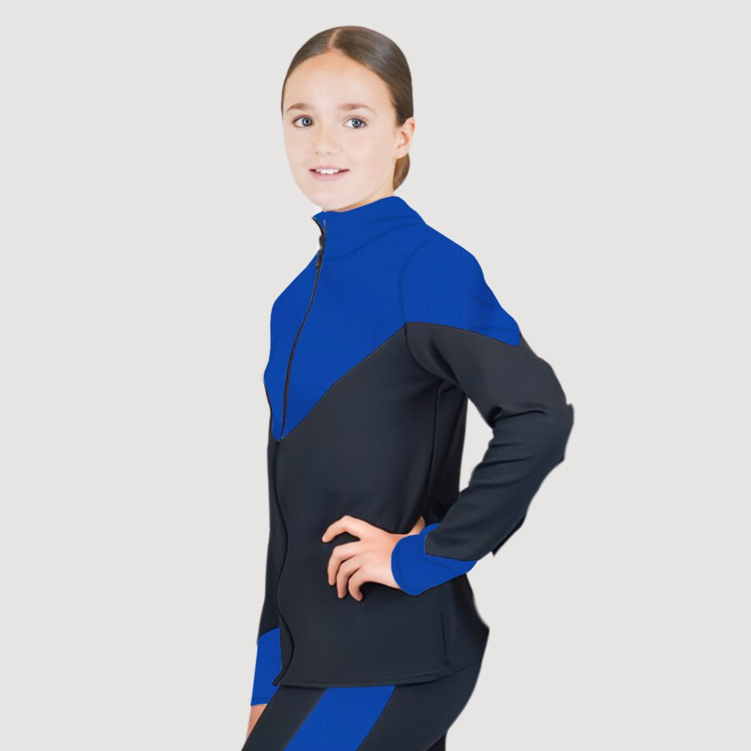 Full Length Full Zip V Front & Cuff Insert Jacket - RD9250
