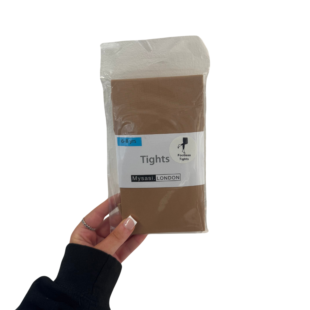 Tan Footless Tights