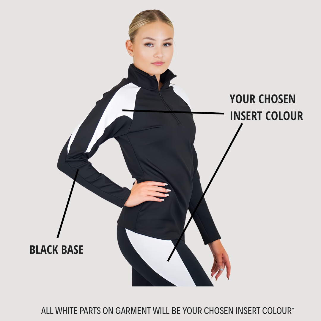 Full Length Full Zip V Front & Cuff Insert Jacket - RD9250