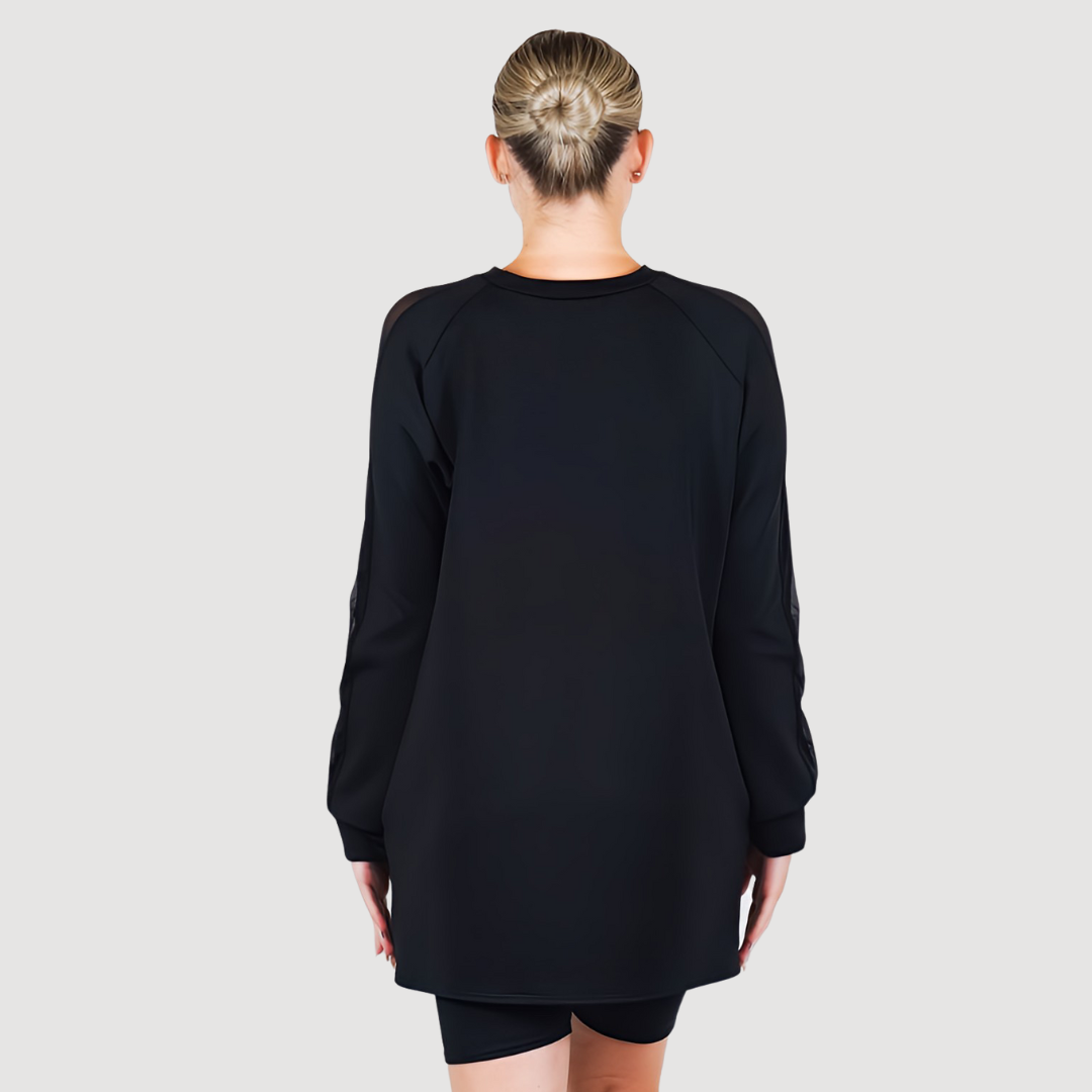 Longline Teacher Jumper with Mesh & Pockets - U1379 | RD Dance Costumes & Uniform