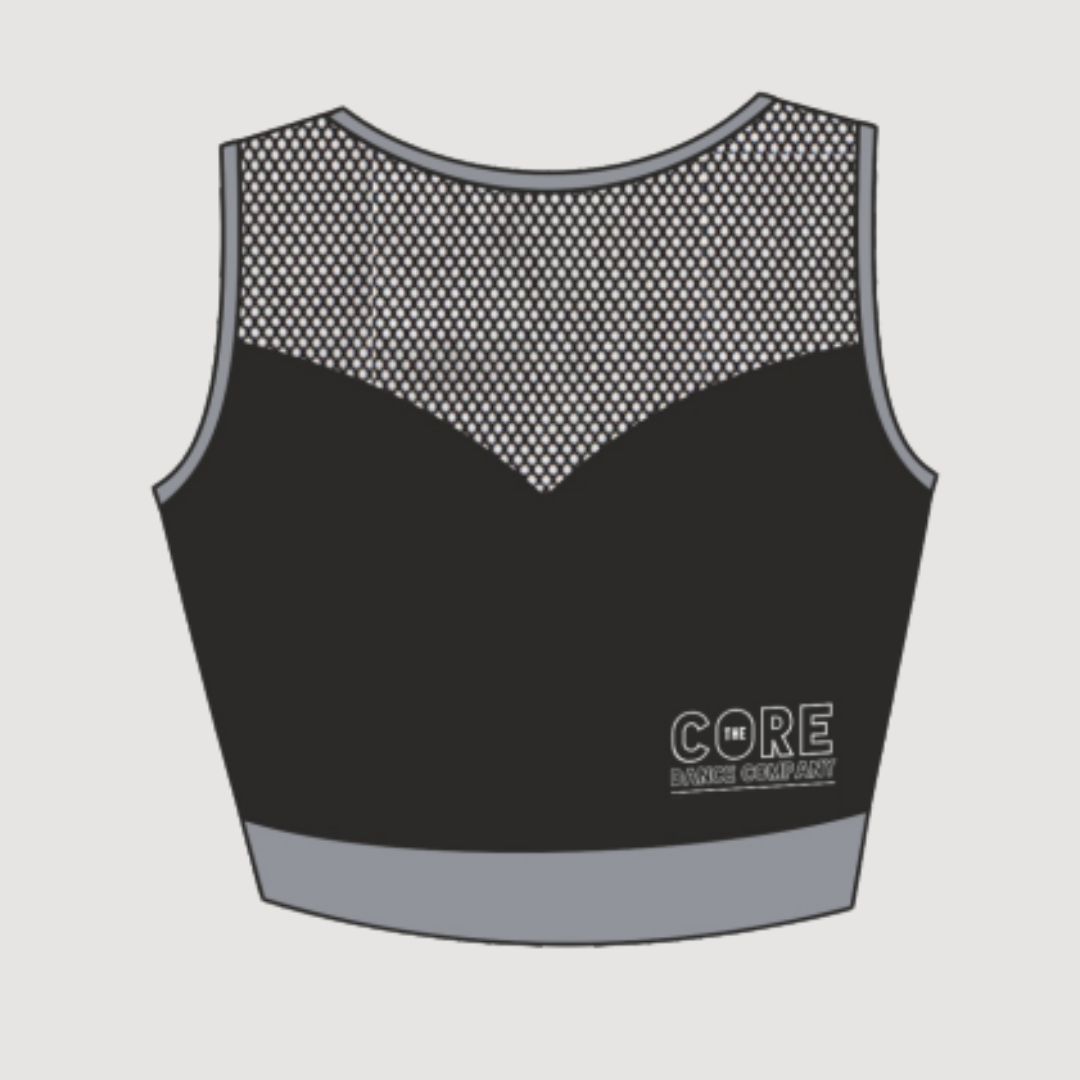 The Core Dance Company Mesh Crop Top - RD9241