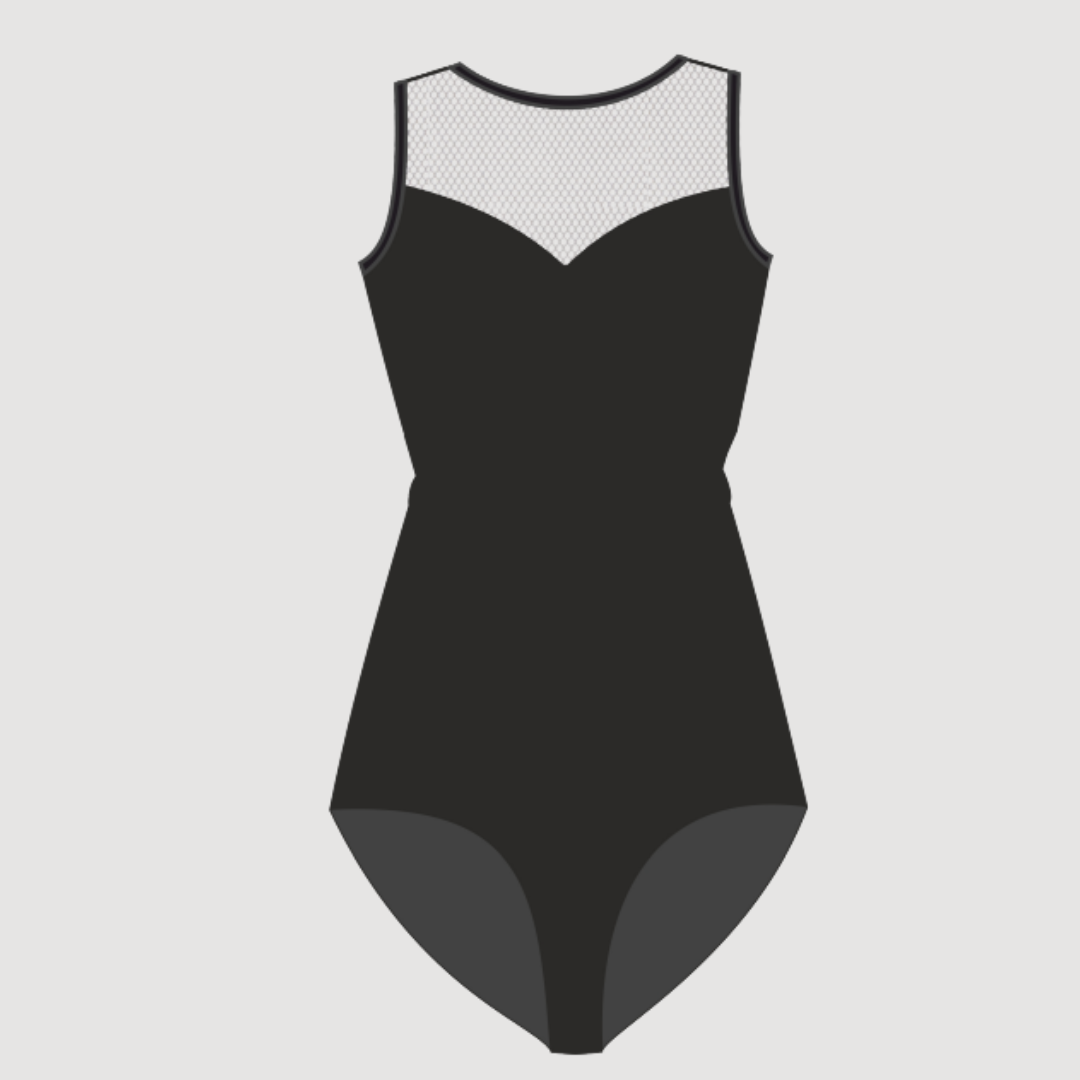 The Core Dance Company Sweetheart Mesh Leotard - RD6543/9301