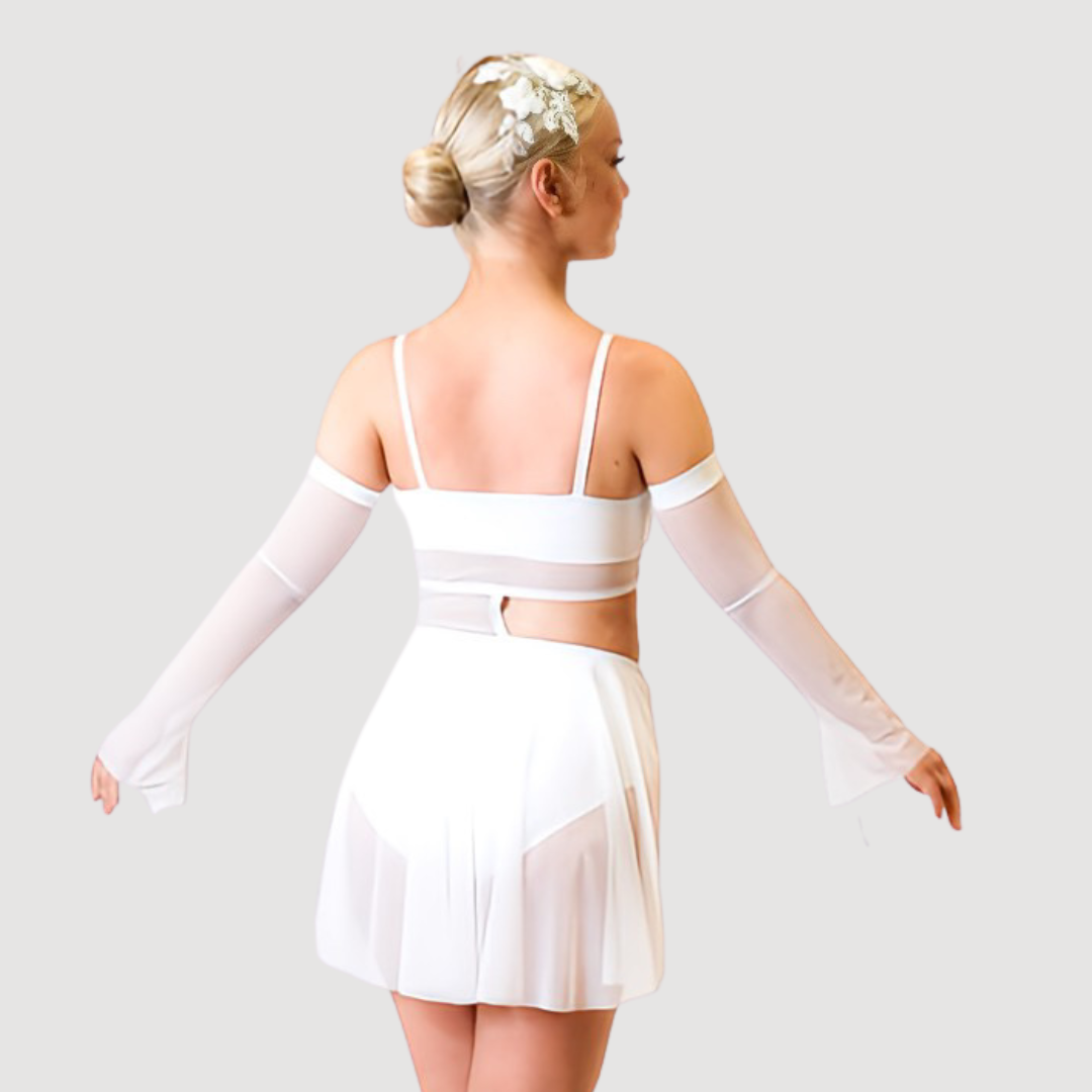 Heavenly' White Lyrical Costume Heavenly' White Lyrical Costume