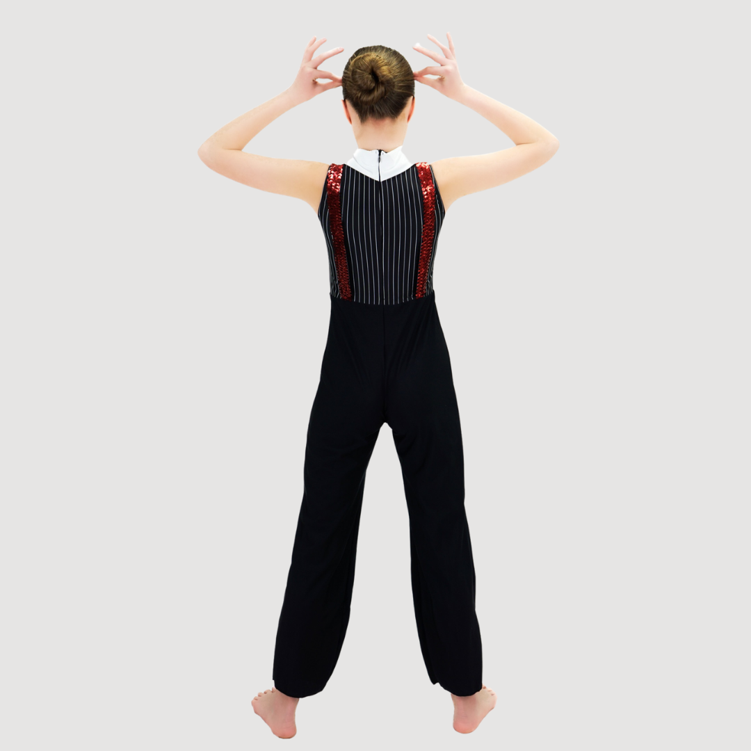'Bugsy' Jazz Catsuit with Tie & Braces (MTO)