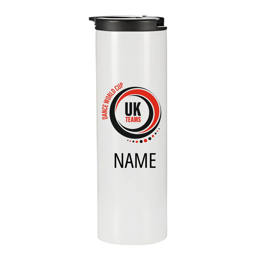 Dance World Cup UK Teams Sublimated Insulated Double-Walled Flask
