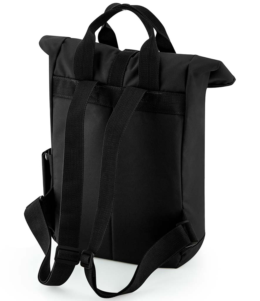The Dance Factory Mini Twin Handle Roll-Top Backpack (Black) - RDBG118S