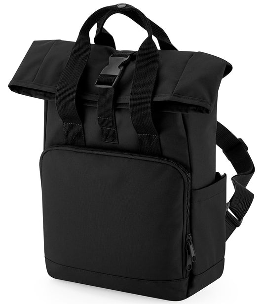 The Dance Factory Mini Twin Handle Roll-Top Backpack (Black) - RDBG118S