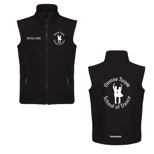 Dionne Turpie Soft Shell Body Warmer (Black) - RDRG331