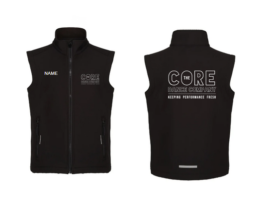 The Core Dance Company Soft Shell Gilet - RDRG331