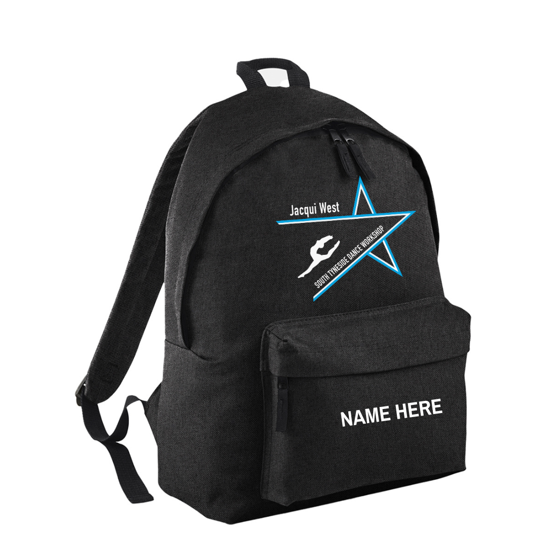 STDW Black Fashion Backpack - RDBG125