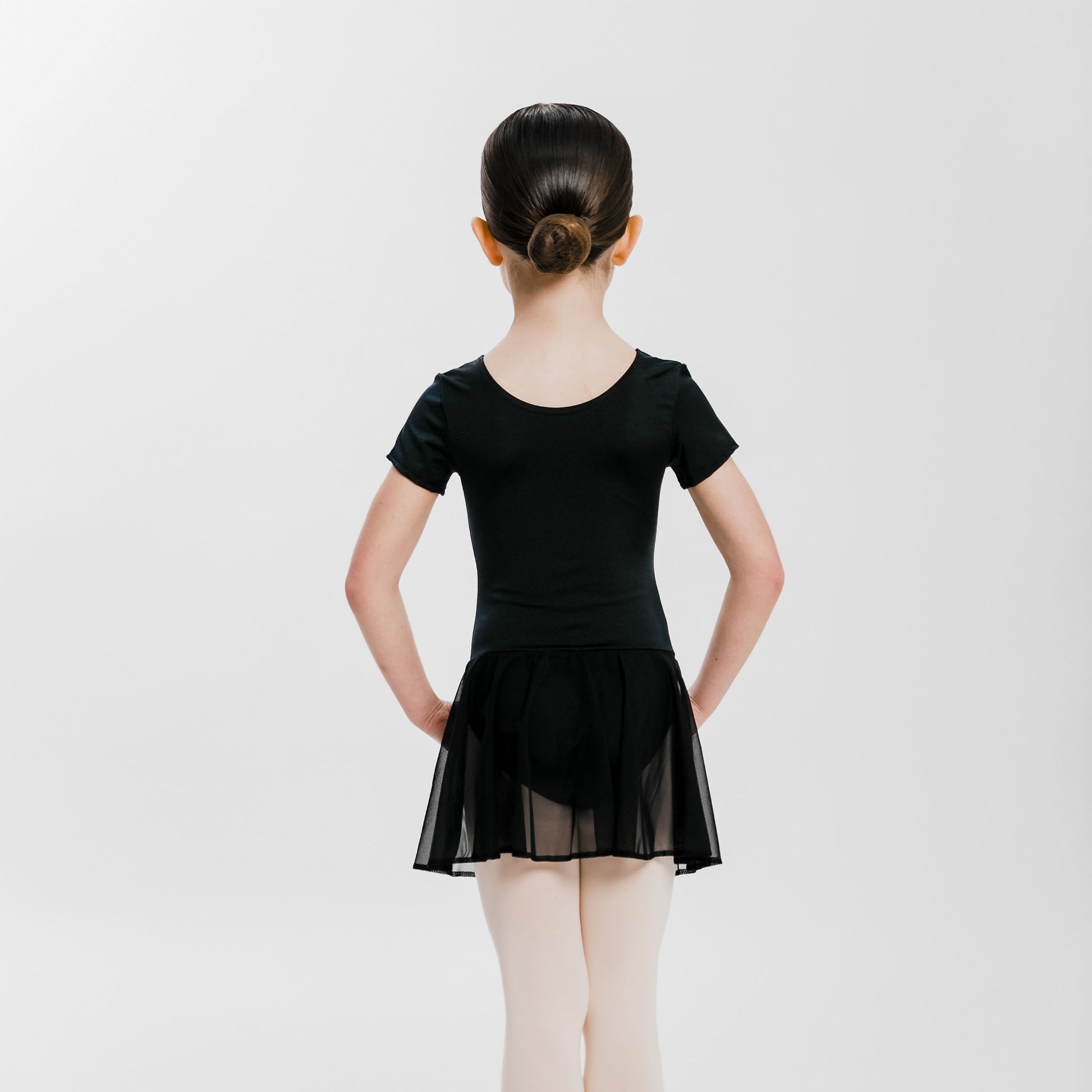 Short Sleeved Mesh Skirted Leotard | RD Dance Costumes & Uniform