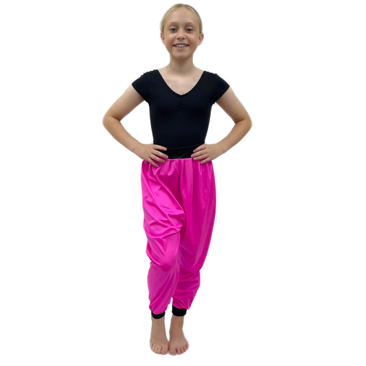 Pink Harem Trousers | Razzle Dazzle Dance Costumes