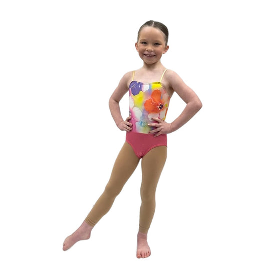 Floral Print Leotard | Razzle Dazzle Dance Costumes