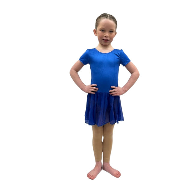 Royal Blue Skirted Leotard | Razzle Dazzle Dance Costumes