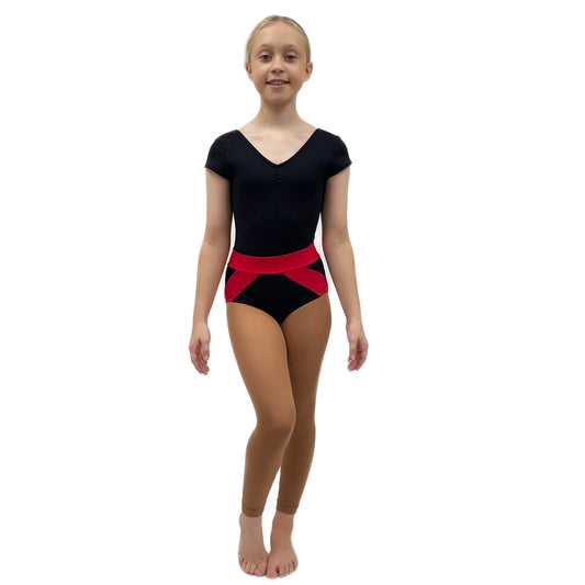 Red & Black Dance Pants | Razzle Dazzle Dance Costumes