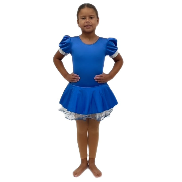 Royal Blue & White Tutu Dress | Razzle Dazzle Costumes